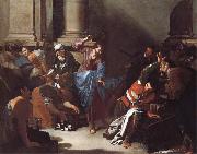 Bernardo Cavallino Christ Driving the Traders from the Temple Sweden oil painting artist